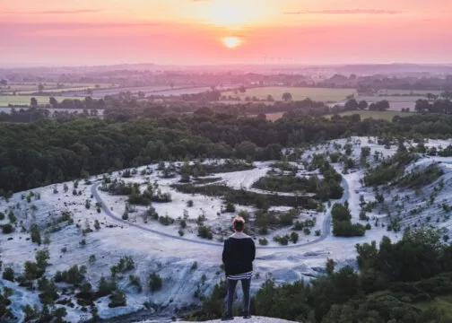 Le terril d'Abbaretz un paysage lunaire de la Loire-Atlantique
