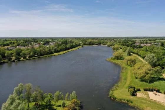 L'étang de Bout de Bois vu du ciel