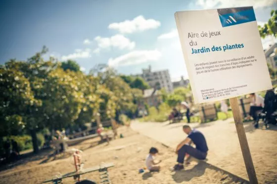 L'aire de jeux du Jardin des Plantes de Nantes