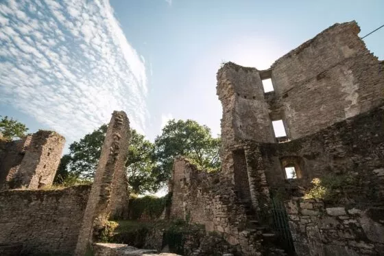 Ruines d'un château médiéval