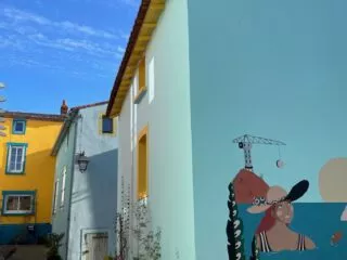 Une façade colorée du village de pêcheurs de Trentemoult