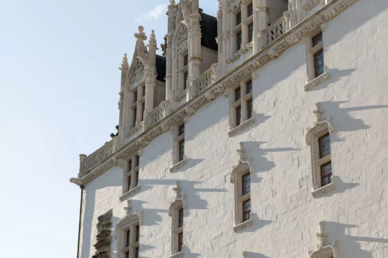 Façade du château des ducs de Bretagne