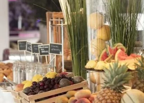 fruits frais au brunch du Château des Tourelles